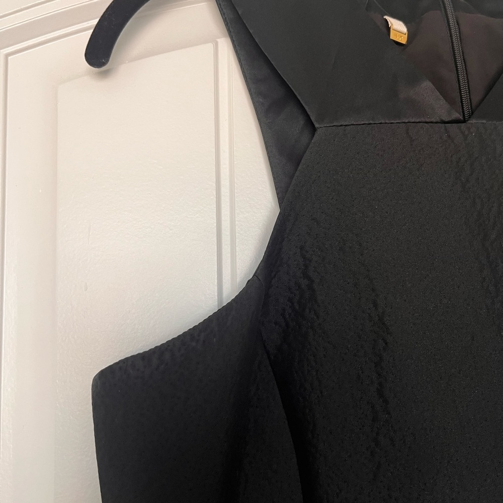 4.collective Black and Gold Damask Mini Skater Dress Size 4 - Picture 3 of 16